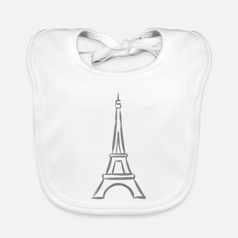 Tour Eiffel Bavoir bio Bébé