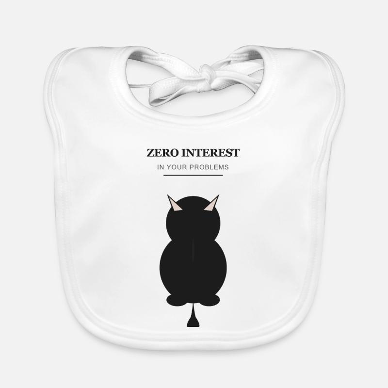 Zero Interest Dämonen-Silhouette Baby Bio-Lätzchen