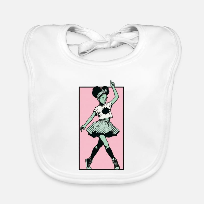 Danseuse #7 Bavoir bio Bébé