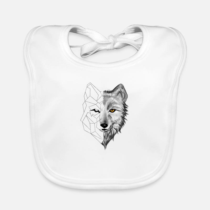 wolf Organic Baby Bibs