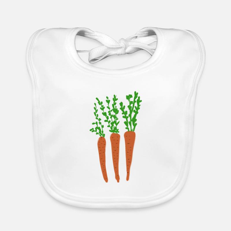 Carrots Organic Baby Bibs