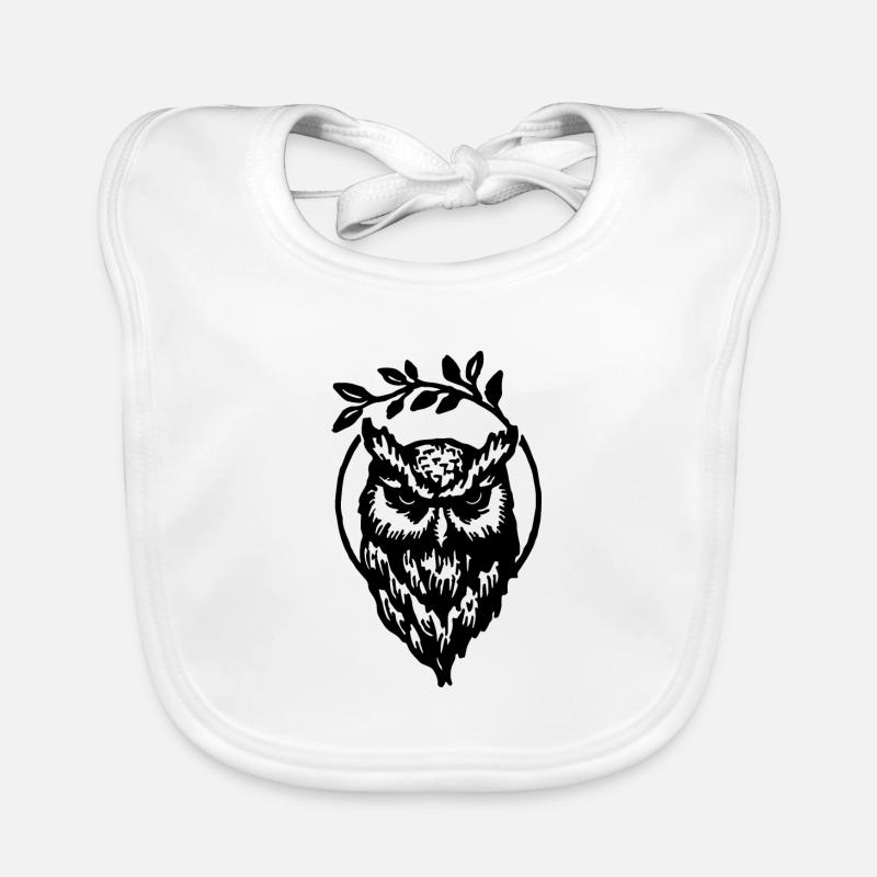 Eule Baby Bio-Lätzchen