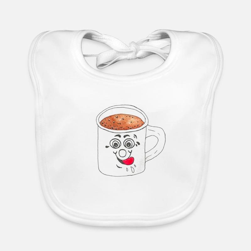Cup of coffee Organic Baby Bibs