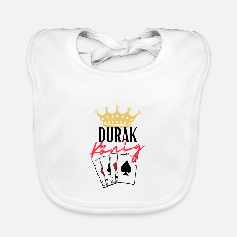 Roi Durak Bavoir bio Bébé
