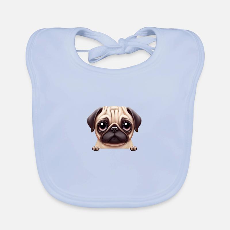 Beau design de carlin Bavoir bio Bébé