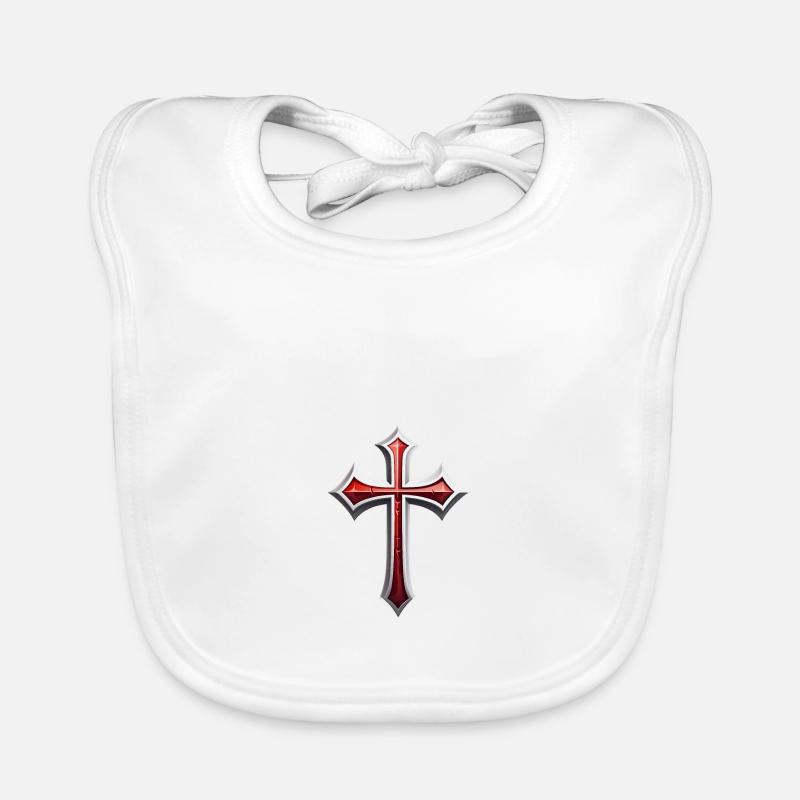 croce Bavaglino ecologico per neonato