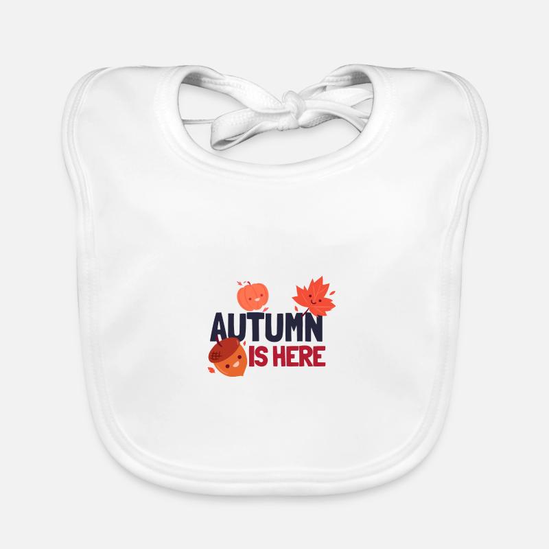 Der Herbst ist da Baby Bio-Lätzchen