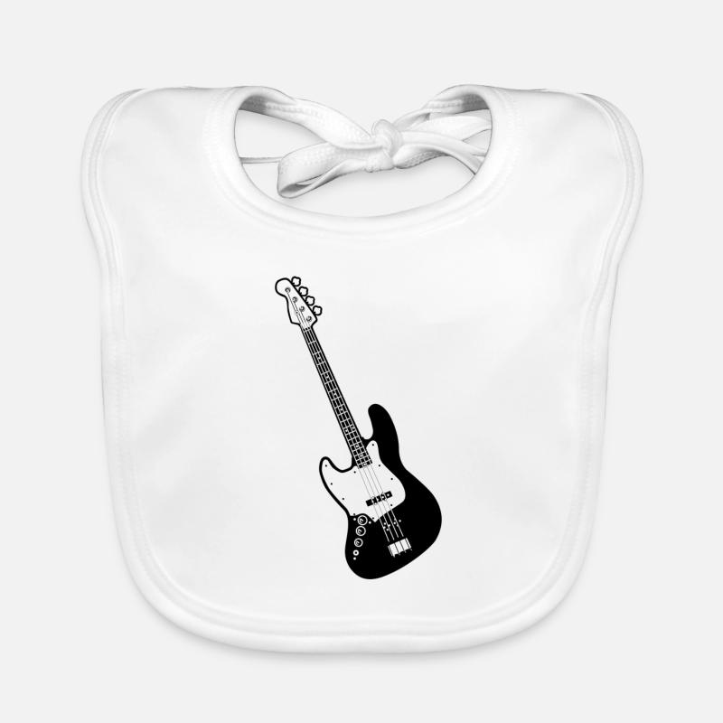 E guitare Bavoir bio Bébé