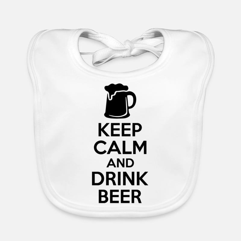 keep-calm-beer Bavaglino ecologico per neonato