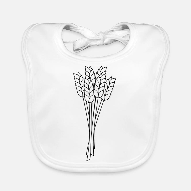 cereals corn cereal wheat wheat veggie gemuese v Organic Baby Bibs