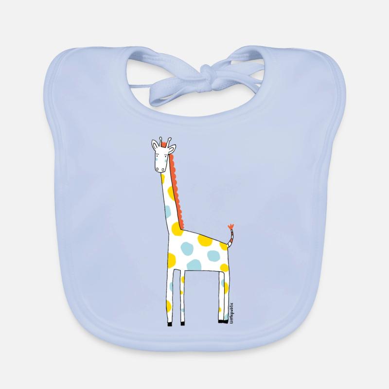 pour donner la girafe drôle | peu publique Bavoir bio Bébé