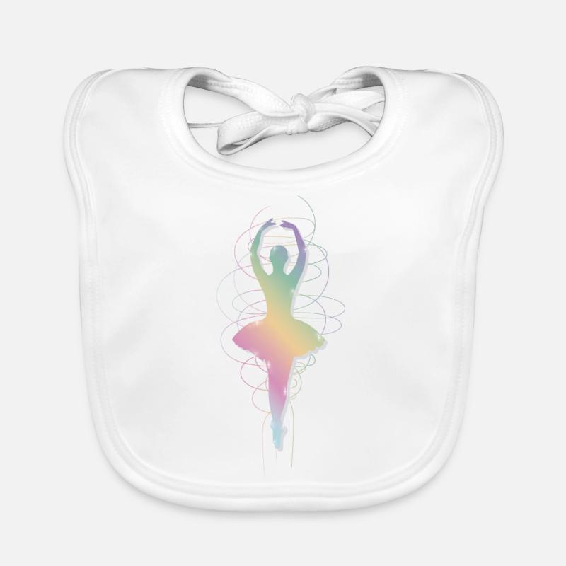 ballet dancer Organic Baby Bibs