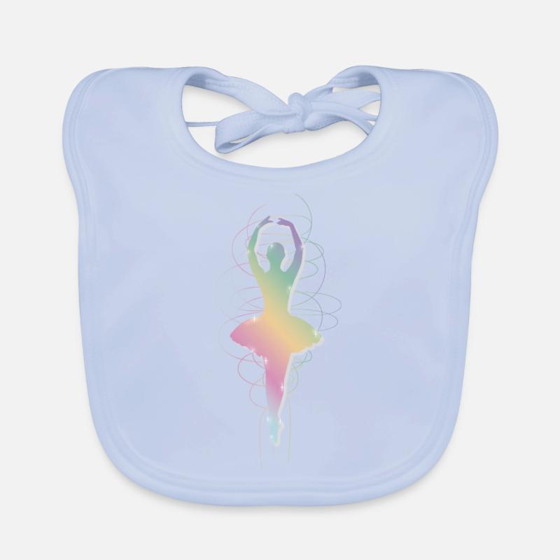 ballet dancer Organic Baby Bibs