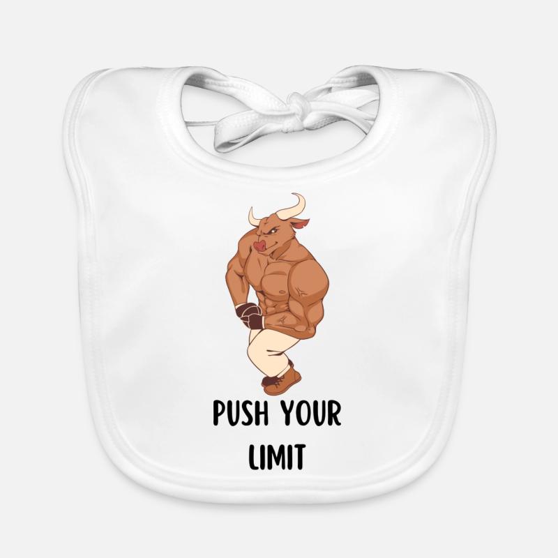 Push Your Limit Organic Baby Bibs