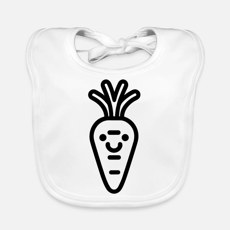 Carotte Bavoir bio Bébé