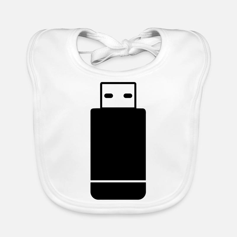 Clé usb Bavoir bio Bébé