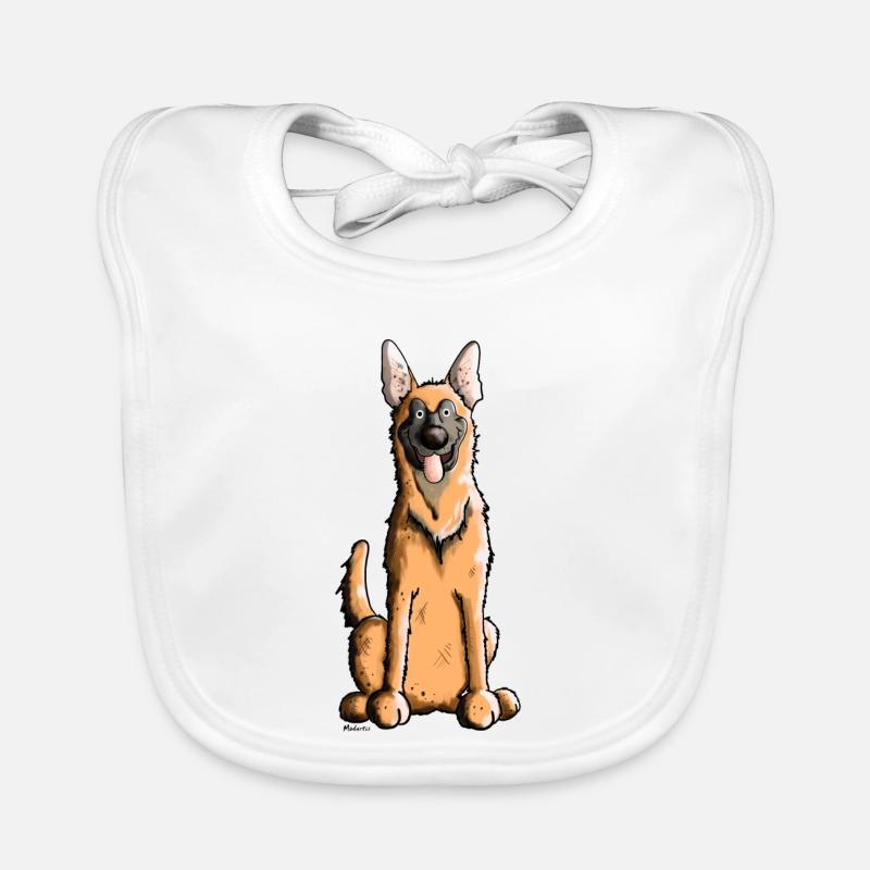 Mignon Malinois Chien Bavoir bio Bébé