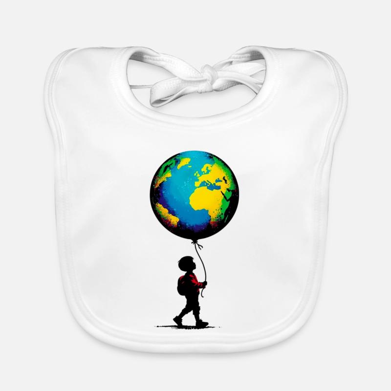 Planet Erde Baby Bio-Lätzchen