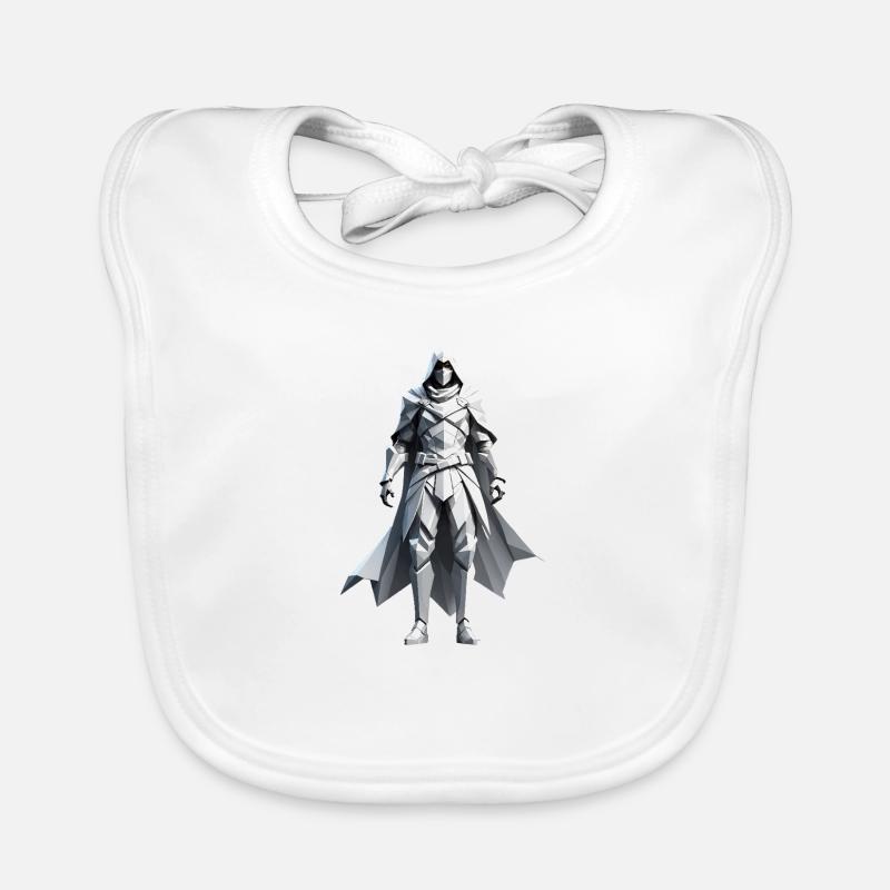 Assassin - Low Poly Videogame Design Baby Bio-Lätzchen