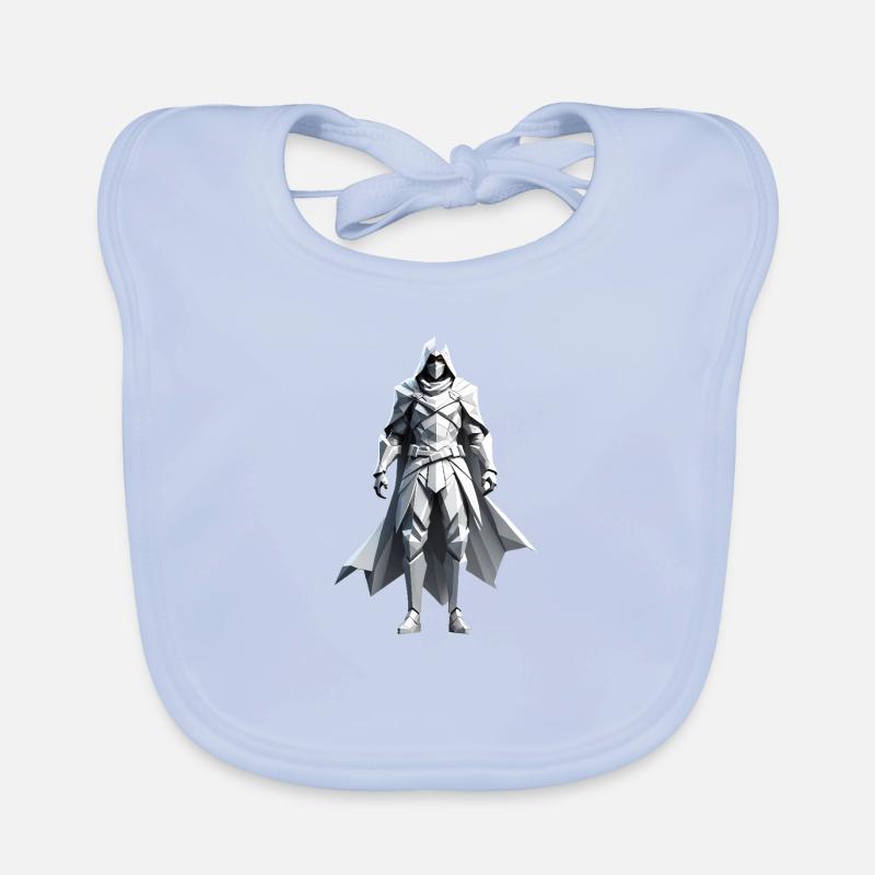 Assassin - Conception de jeux vidéo Low Poly Bavoir bio Bébé