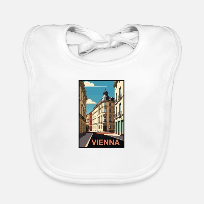 Vienna Old Town Organic Baby Bibs