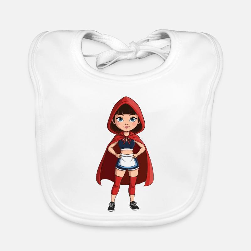 Rotkäppchen_hart Baby Bio-Lätzchen