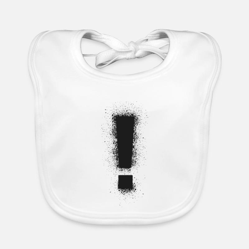 ! - Bavoir bio Bébé - blanc
