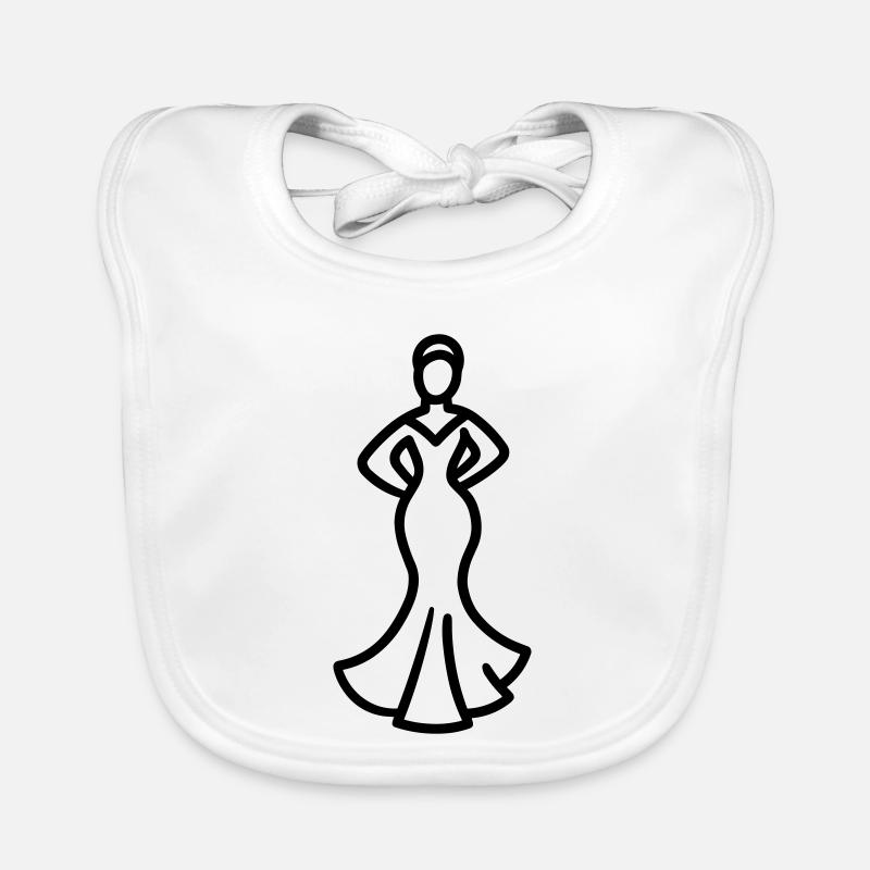 Flamenco Baby Bio-Lätzchen