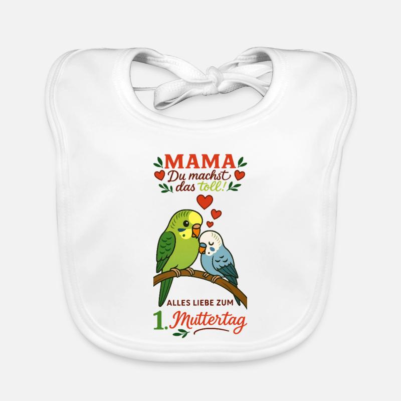 1. Muttertag Baby Bio-Lätzchen