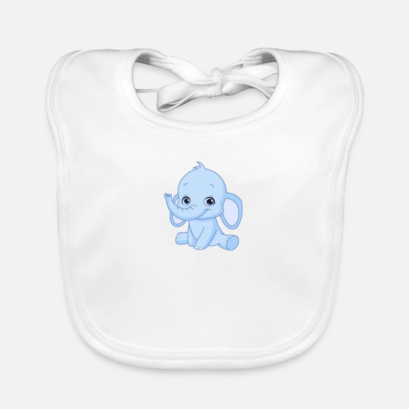 Elephant Organic Baby Bibs