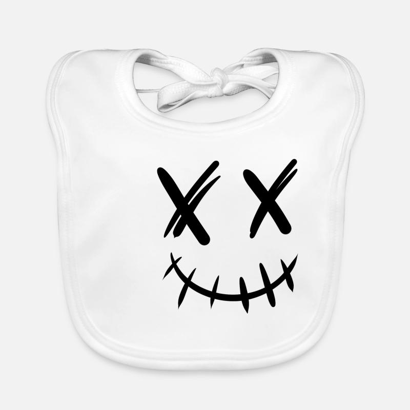 Bouche fermée Smile Bavoir bio Bébé