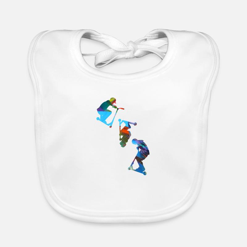 Stuntscooter,Trickscooter,tricks,stunt,e-scooter Baby Bio-Lätzchen