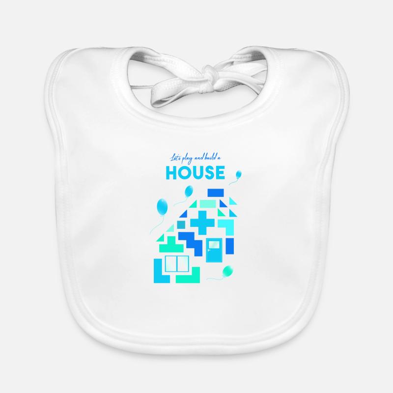 Blocs de construction Briques de construction Jouer Bavoir bio Bébé