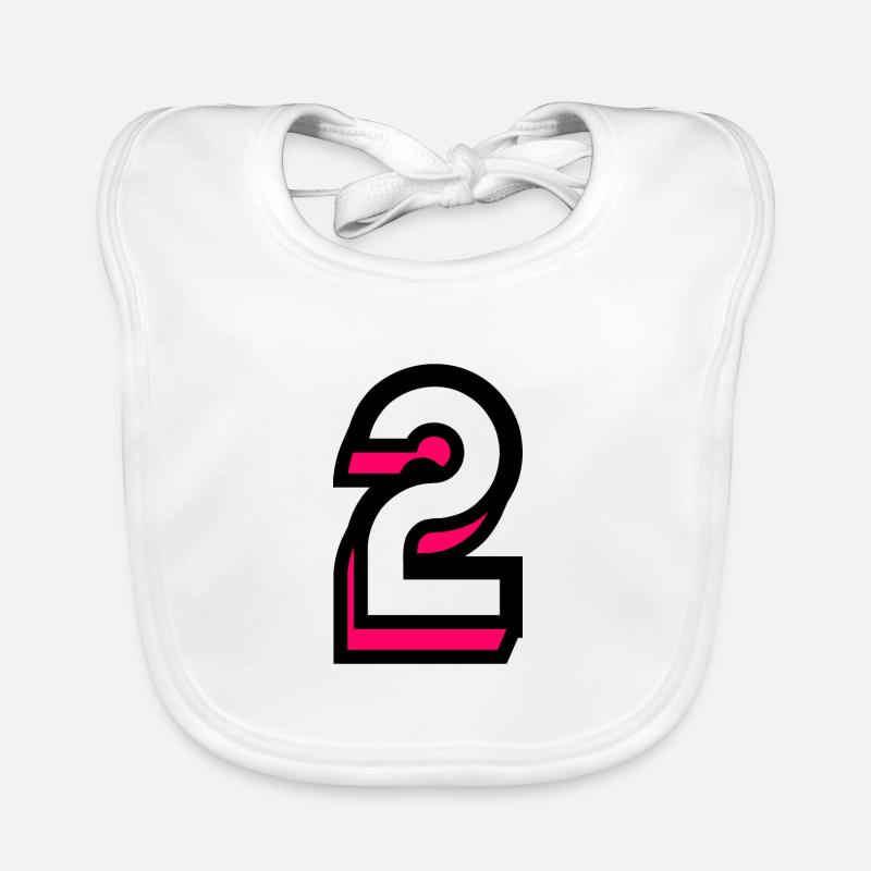 2. 2 ANS. 2e ANNIVERSAIRE. ANNIVERSAIRE 2 ANS. Bavoir bio Bébé
