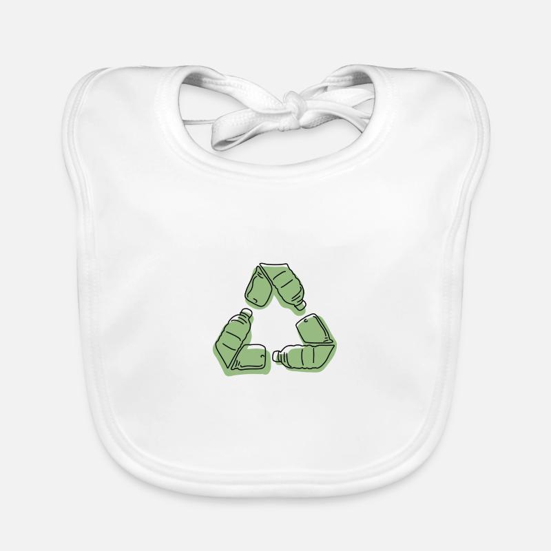 Recycling bottles Organic Baby Bibs