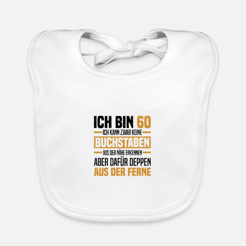 Geburtstagsgeschenk 60 Baby Bio-Lätzchen