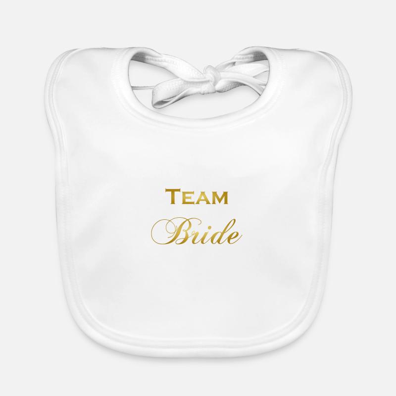 Idée de soirée JGA de Team Bride Bavoir bio Bébé