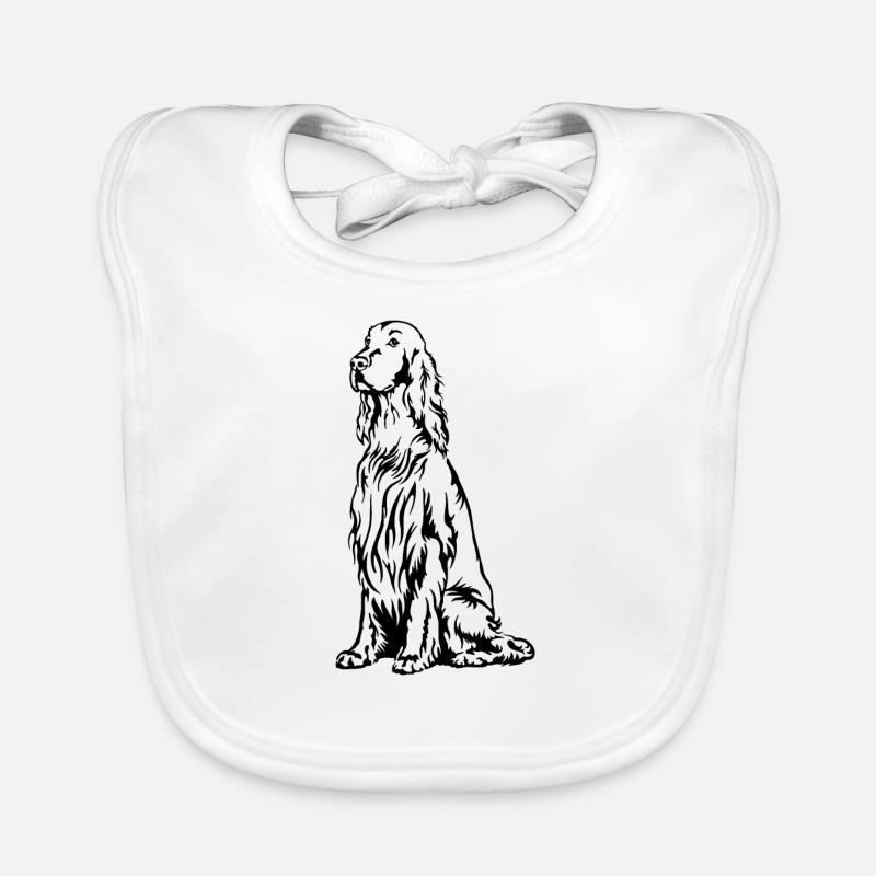 Irish Setter Baby Bio-Lätzchen