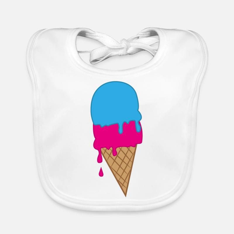 ice creme Baby Bio-Lätzchen