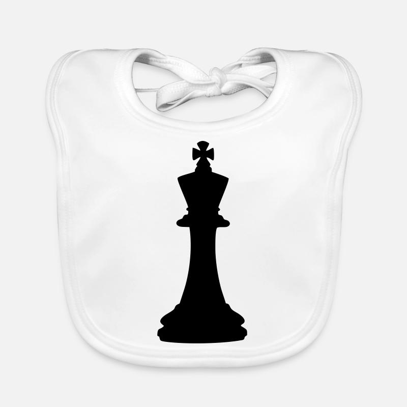 Schach König Baby Bio-Lätzchen