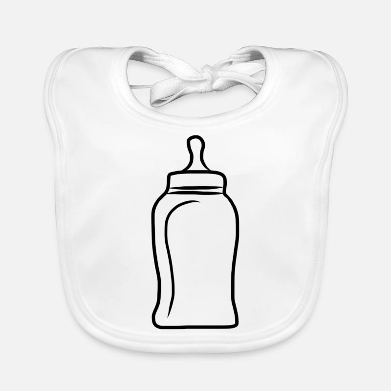 Cadeau bébé flacon de grossesse enfant en bas âge Bavoir bio Bébé