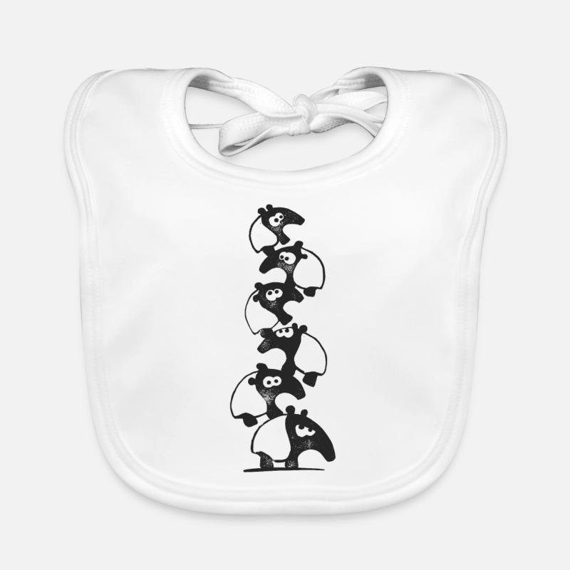Tapir décontracté tas de tapirs de chat Bavoir bio Bébé