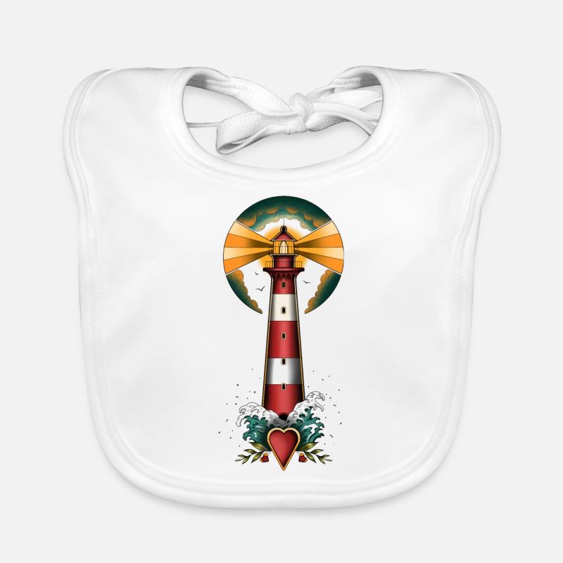 Lighthouse Organic Baby Bibs