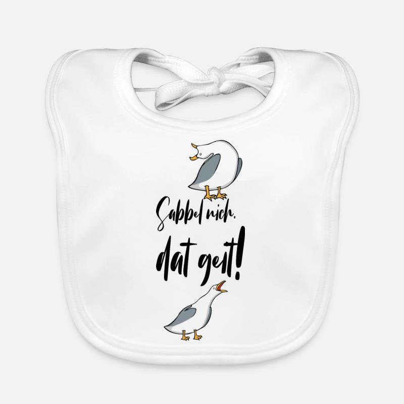 Sabbel nich dat geit Baby Bio-Lätzchen