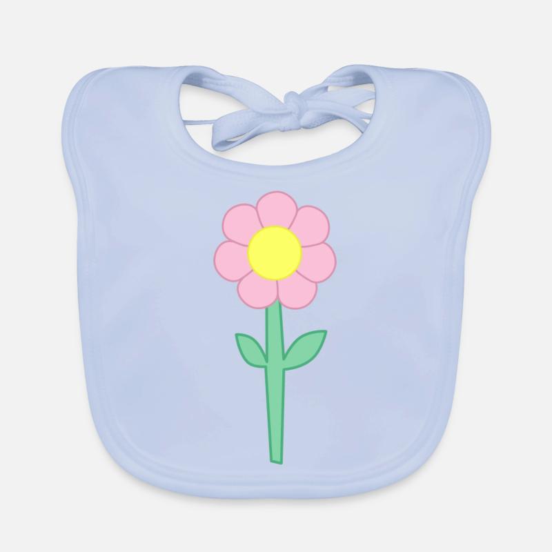 Fleur simple mais cute Bavoir bio Bébé