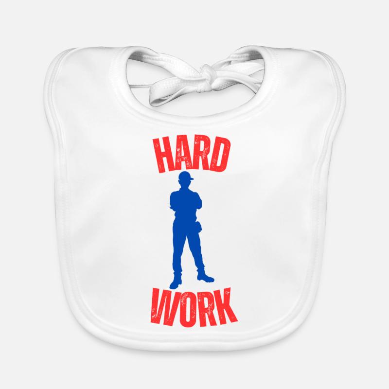 Hard work Organic Baby Bibs
