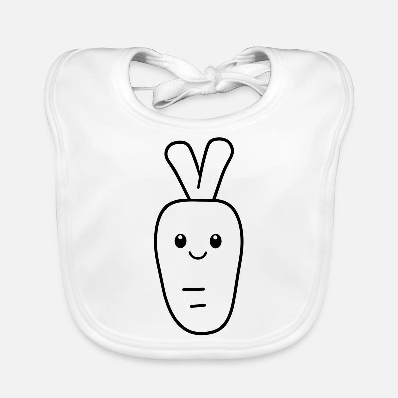 Carotte Bavoir bio Bébé