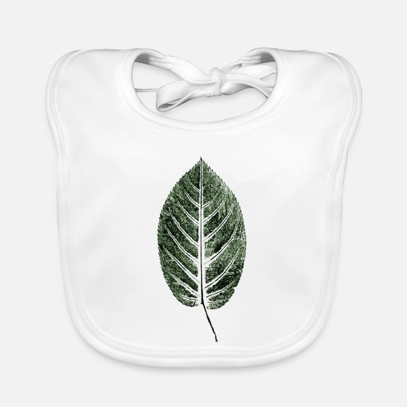 Hêtre / Feuille / VERT Bavoir bio Bébé