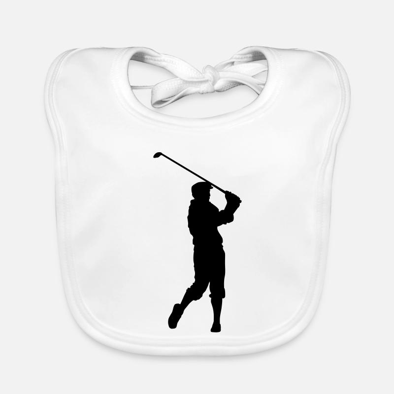 Golfspieler Baby Bio-Lätzchen