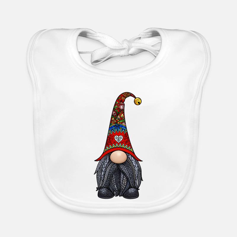 Tomte Zentangle Organic Baby Bibs
